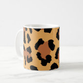 Mug Fourrure abstraite de léopard (Devant gauche)