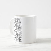 Mug Fourth 4th Grade Typography Back To School  (Devant gauche)