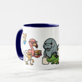 Mug Fous de livres (Devant gauche)