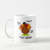 Mug Fowl Language Funny Turc Pun (Gauche)