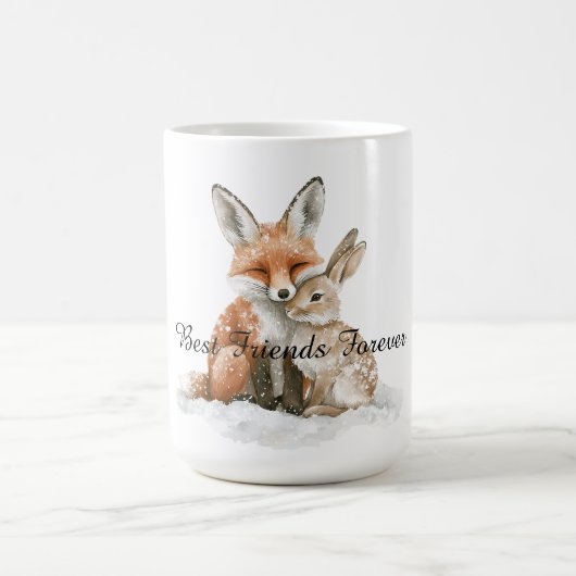Mug Fox Bunny Rabbit Best Friends Forever (Centre)
