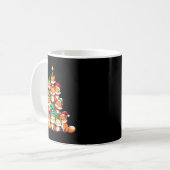 Mug Fox Christmas Tree Xmas Girls Boys Funny Santa  (Devant gauche)