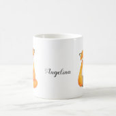 Mug Fox Couple, mignon foxy rouge renard couple nom pe (Centre)