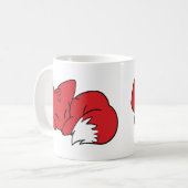 Mug Fox courbé de sommeil (Devant gauche)