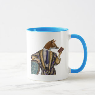 Mug Fox de lecteur de livre
