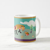 Mug Fox et bébé dans le désert (Devant droit)