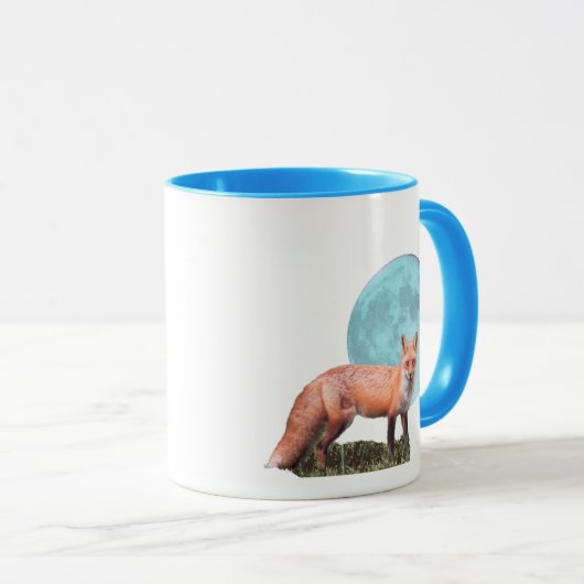 Mug Fox et Blue Moon (Devant droit)