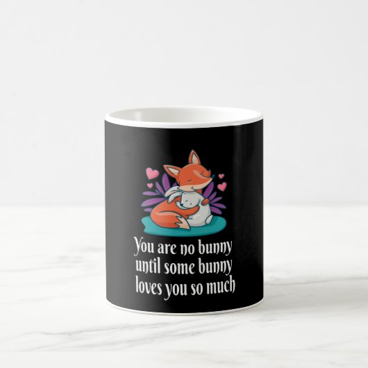 Mug Fox Et Bunny Couple Aimez La Paix Amis (Centre)
