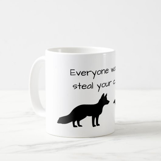 Mug Fox et corneille (Devant gauche)