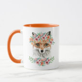 Mug Fox floral (Gauche)