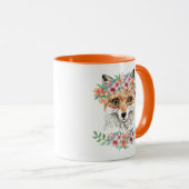 Mug Fox floral (Devant droit)