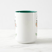 Mug Fox floral | ajoutent votre nom (Centre)