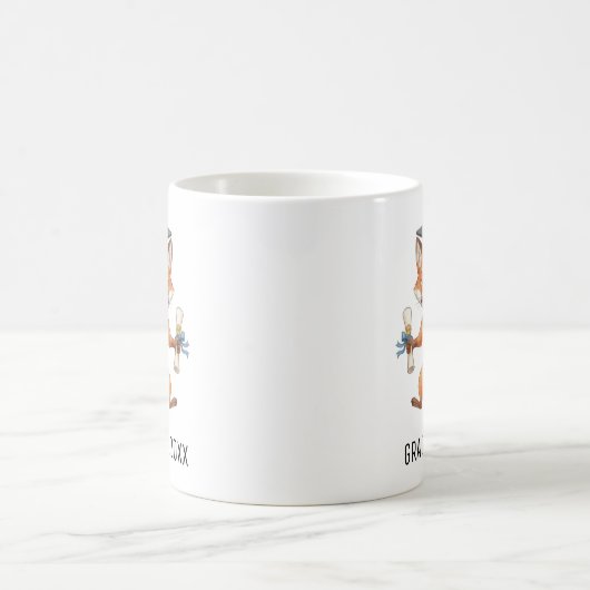 Mug Fox Graduation Personalized (Centre)