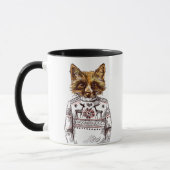 Mug Fox habillé rusé (Gauche)