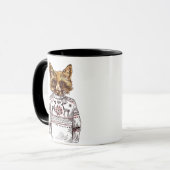 Mug Fox habillé rusé (Devant gauche)