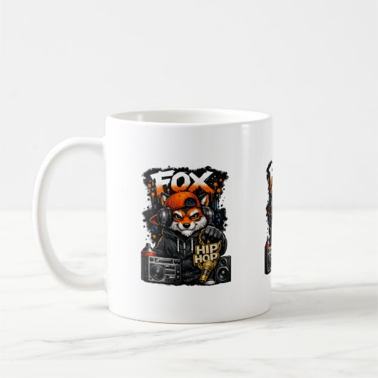 Mug Fox Hip Hop Style (Gauche)