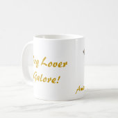 Mug Fox-hound américain, amoureux des chiens en (Devant gauche)