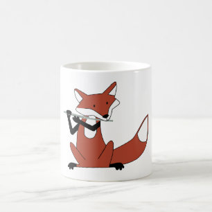 Mug Fox jouant la cannelure