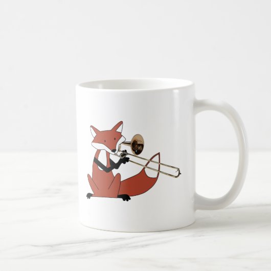 Mug Fox jouant le trombone (Droite)