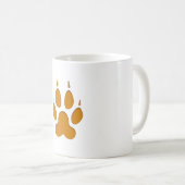 Mug Fox Paw Print (Devant droit)