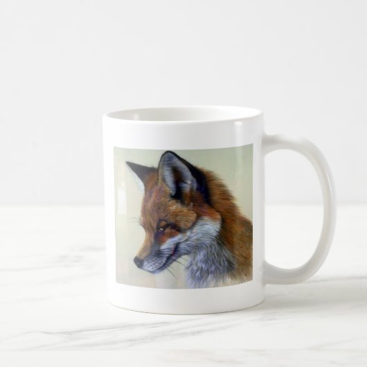Mug Fox rouge (étude principale) (Droite)