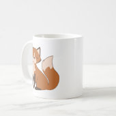 Mug Fox se reposant mignon (Devant gauche)