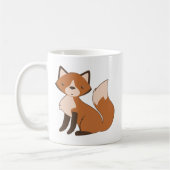 Mug Fox se reposant mignon (Gauche)