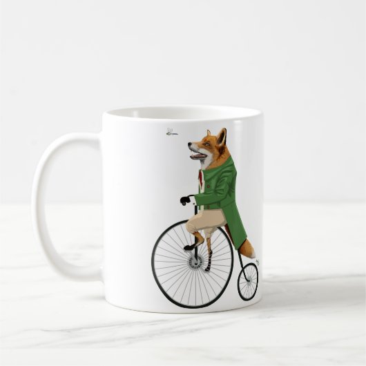 Mug Fox sur le vélo (Gauche)
