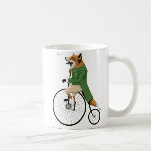 Mug Fox sur le vélo (Droite)