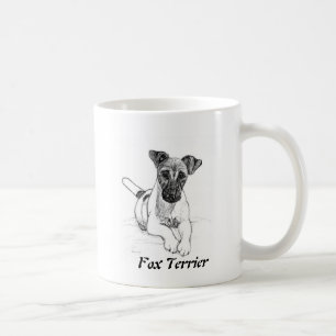Mug Fox Terrier courageux