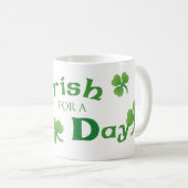 Mug Fox Terrier de fil du jour de St Patrick (Devant droit)