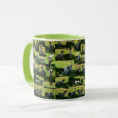 Mug Fox Terrier, Longue Journée Difficile Au Travail, (Devant gauche)