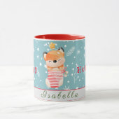 Mug Fox Vacances Personnaliser Texte et nom (Centre)