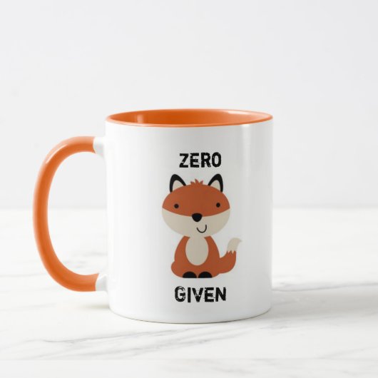 Mug Fox zéro donné (Gauche)