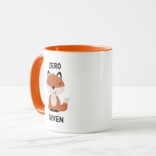 Mug Fox zéro donné (Devant gauche)