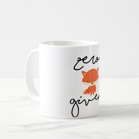Mug Fox zéro donné (Devant gauche)