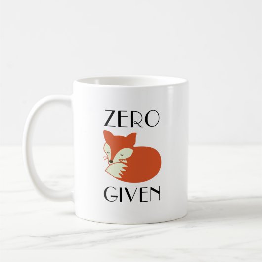 Mug Fox zéro donné (Gauche)