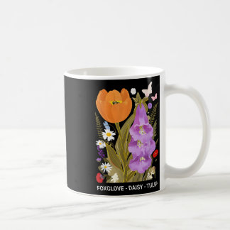 Mug Foxglove Daisy Tulip Floral