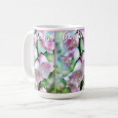 Mug Foxglove Flowers Floral Pink Garden Personalized (Devant gauche)