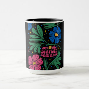 Mug Foxtrot Delta Tango Flower Boho