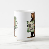 Mug Foxtrots Deltas Tango Résistent Ours Drôle Fdt Nat (Centre)
