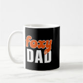Mug Foxy Dad Shirt Funny Father Gift Cute Fox Cartoon  (Gauche)