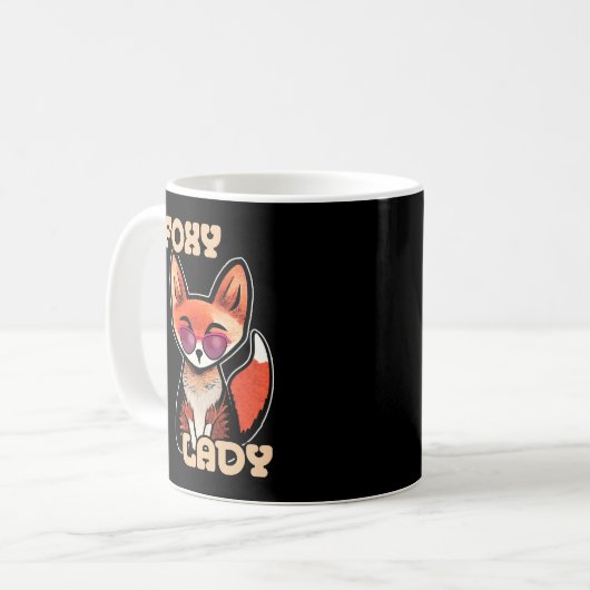 Mug Foxy Lady | Cute Fox (Devant gauche)
