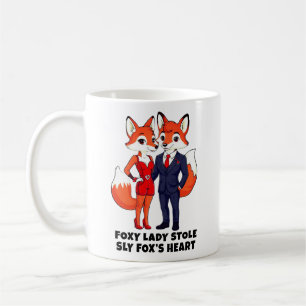 Mug Foxy Lady Stole Sly Fox's Heart Valentine Day Love