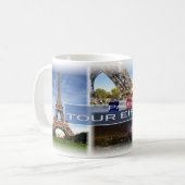 Mug FR France - La Tour Eiffel Paris - (Devant gauche)