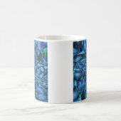 Mug Fractable avec forme géométrique bleue et verte (Centre)
