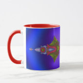 Mug Fractage bleu profond (Gauche)