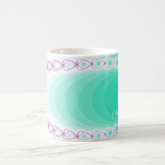Mug Fractage perso-vert dégradé (Centre)