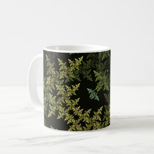 Mug Fractal Camouflage (Devant gauche)