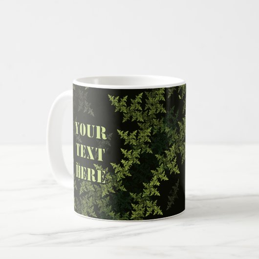 Mug Fractal Camouflage (Devant gauche)